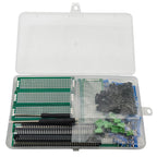 61/169Pcs/Box Double Side PCB Board Kit 40Pin Single Row Male and Female Pin Headers and 5.0mm Screw Terminal Blocks for Arduino