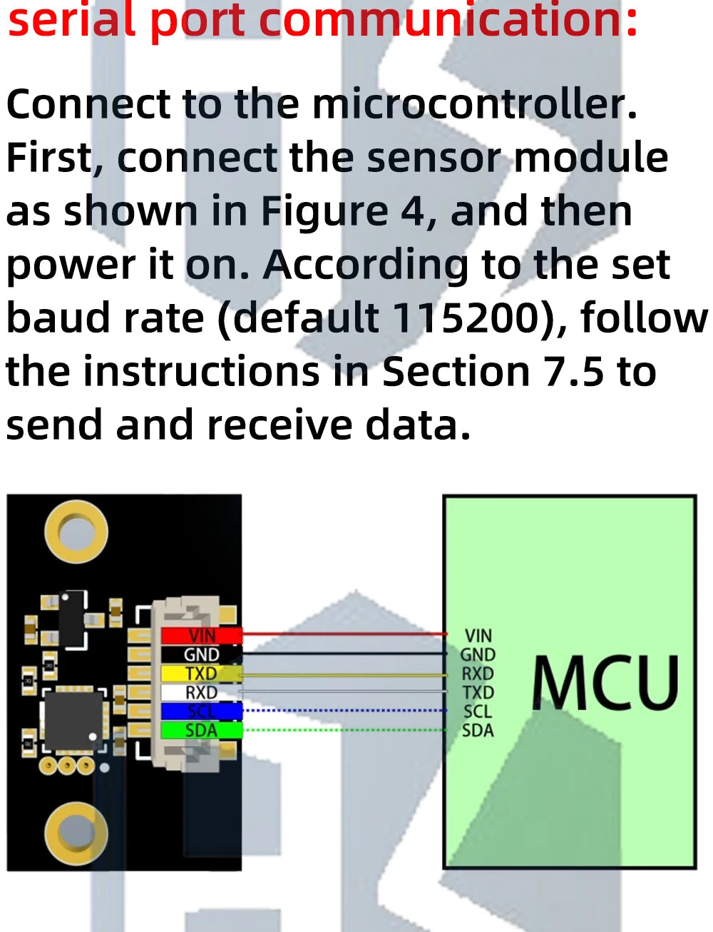 TOF53200/TOF53400 2M/4M ToF Distance Sensor - VL53L1X/VL53L0X 3V-5V for Arduino Projects