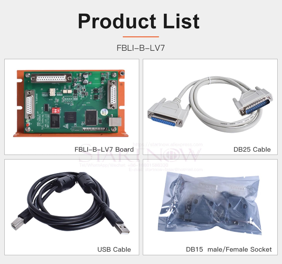 Startnow JCZ Control Card Fiber CO2 UV Laser Marking Machine Universal FBLI-B-LV7 Control Board Ezcard For Laser Marking Machine