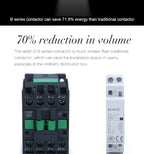 Contactor 220V Contactore Bobina Rele 230V 24V Y Nc Din Rail Household Modular 2No 2Nc 1No 240V 2P 110V Vac Silence Relai