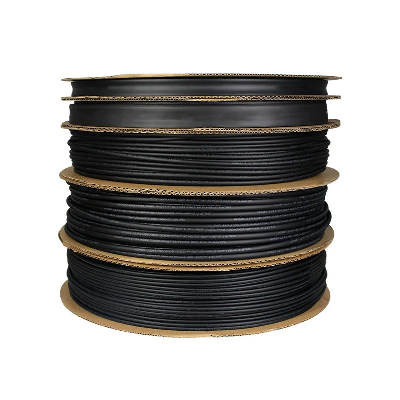 2:1 Shrink Rate Black Diameter 0.6mm ~ 210mm Heat Shrink Tube DIY Wires Cable Repair Wrap Sleeving Waterproof Polyolefin Tubing