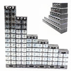 1 Pcs screw connection cable terminal, terminal block, high current, insulated fixed power wire connector,  600V 45A