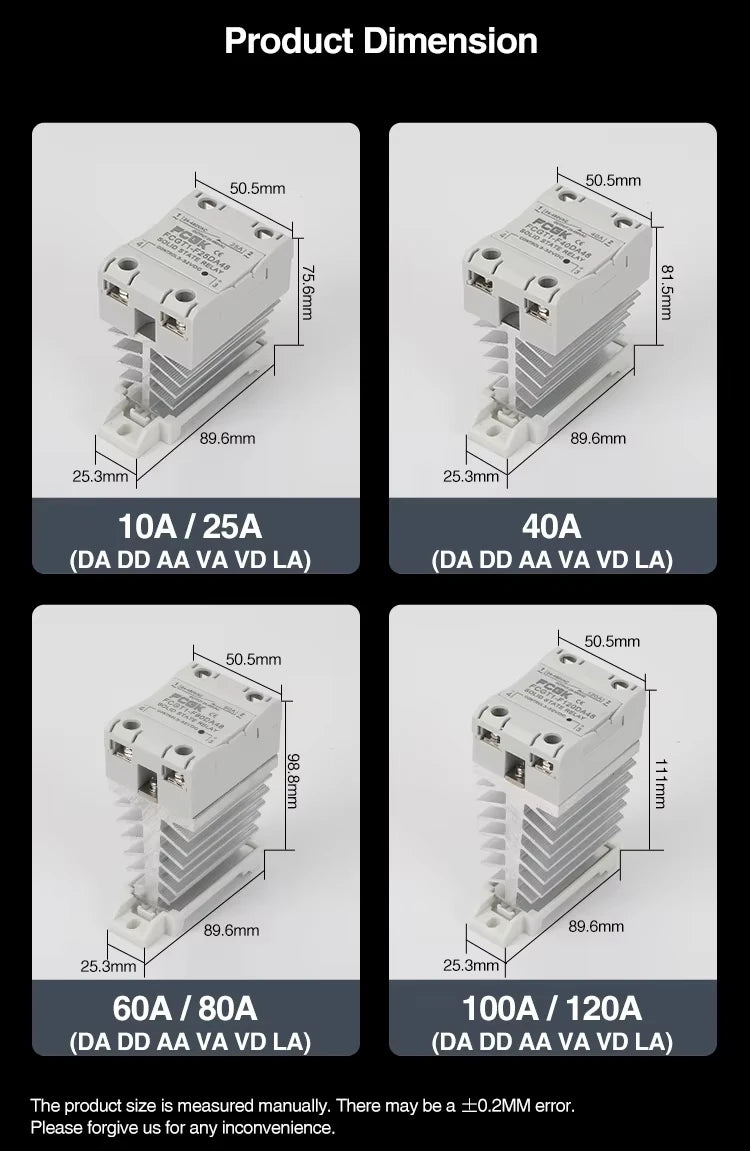 10A 25A 40A 60A 80A 100A Single Phase Slim SSR Solid State Relay With Heat Sink Industrial Relay DIN Rail Mount