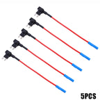 Automotive Fuse Box Circuit Adapter Mini Small and Medium Size ATM Blade Fuse for Car Van Motorcycle RV Boat Tractor TAP Adapter