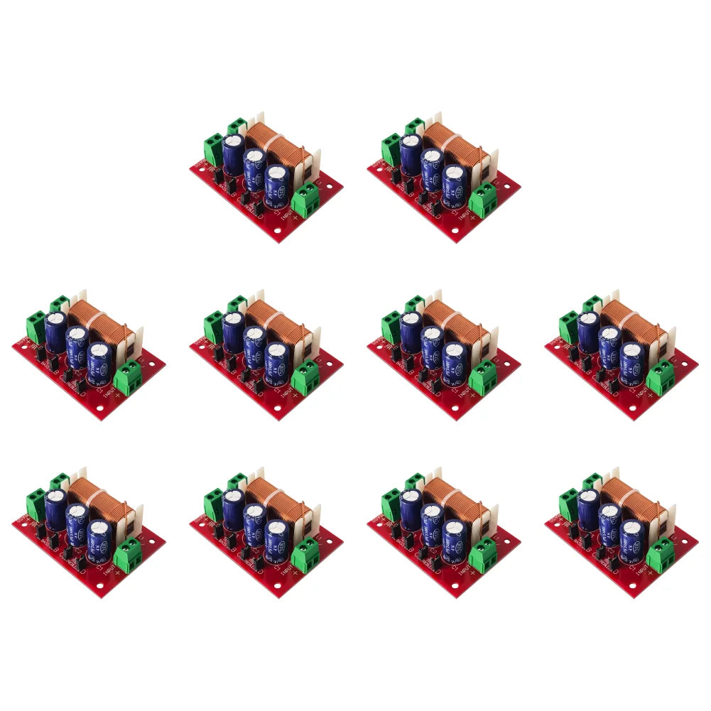 1-10PCS YLY-2088 400W Adjustable 2 Way Crossover Filters Module Audio Speaker Frequency Divider Full Range Treble Bass