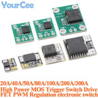 10pcs/1pc High-power MOS Trigger Switch Drive 20A 40A 50A 100A 200A 300A FET PWM Regulation Electronic Switch Control Module