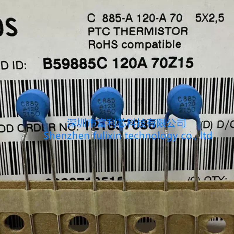 2PCS B59885C120A70 C885 12R 12Ω 25% 15mA PTC Thermistors