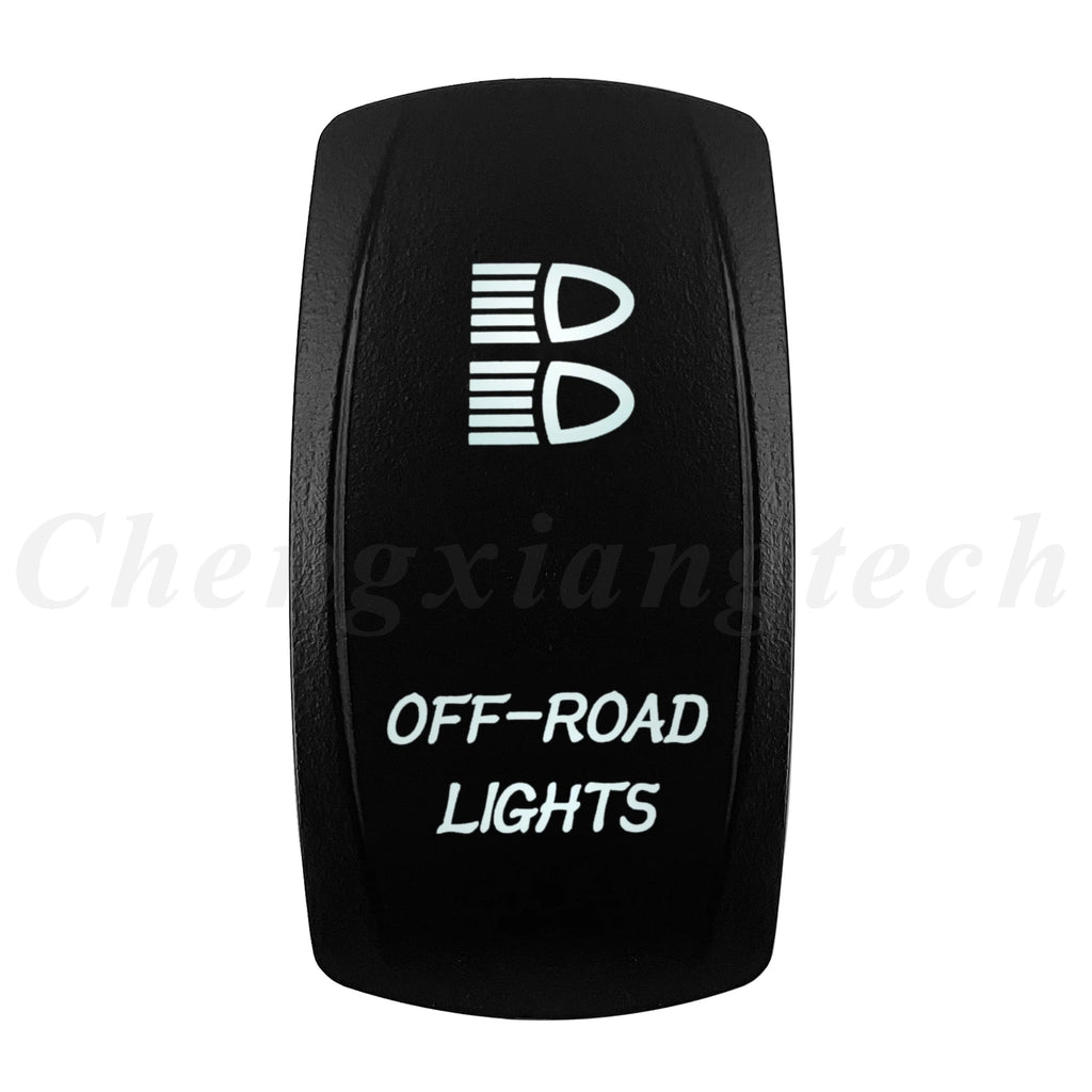 Marine 12V 24V White Led On Off Rocker Switch 5Pin SPST Momentary Switch DPDT ON OFF ON 3-Way for Car Boat Carling 4X4 Narva