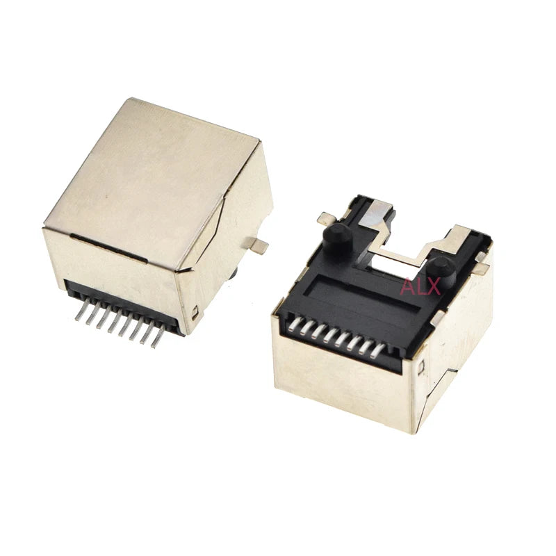 5Pcs SMT RJ45 8P8C Jack Connector PCB Mount Network Socket Internet Modular SMD 8Pin Female