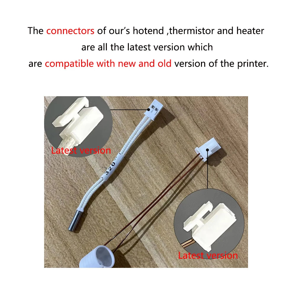 For Ender 3 V3 KE Ceramic Heater For Creality K1c /K1 /K1 Max Hotend Thermistor Cartridge Sensor & Ceramic Heating 24V 60W