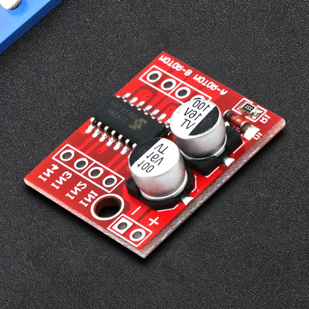 L298N 2-Way DC Motor Driver Module DC 2V-10V 1.5A Driver Module PWM Speed Dual H-Bridge Stepper Motor Driver
