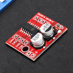 L298N 2-Way DC Motor Driver Module DC 2V-10V 1.5A Driver Module PWM Speed Dual H-Bridge Stepper Motor Driver