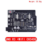 1Set UNO R3 Official Box ATMEGA16U2 / UNO+WiFi R3 MEGA328P Chip CH340G For Arduino UNO R3 Development Board WeMos ESP8266