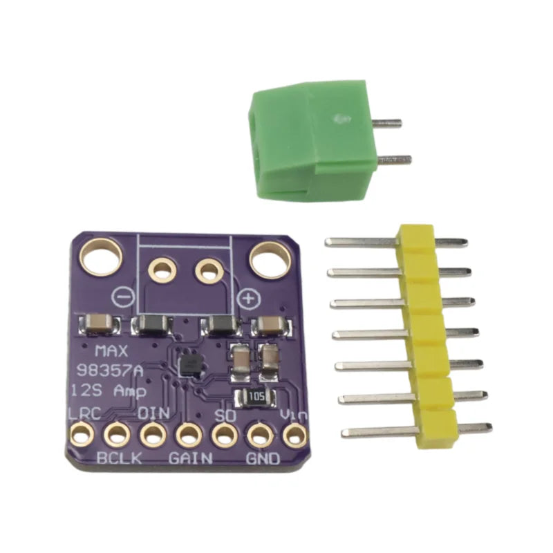 MAX98357 I2S 3W Class D Amplifier Breakout DAC Decoder Module Filterless Audio for Raspberry Pi ESP32 Digital Power Amp DIY 3.2W