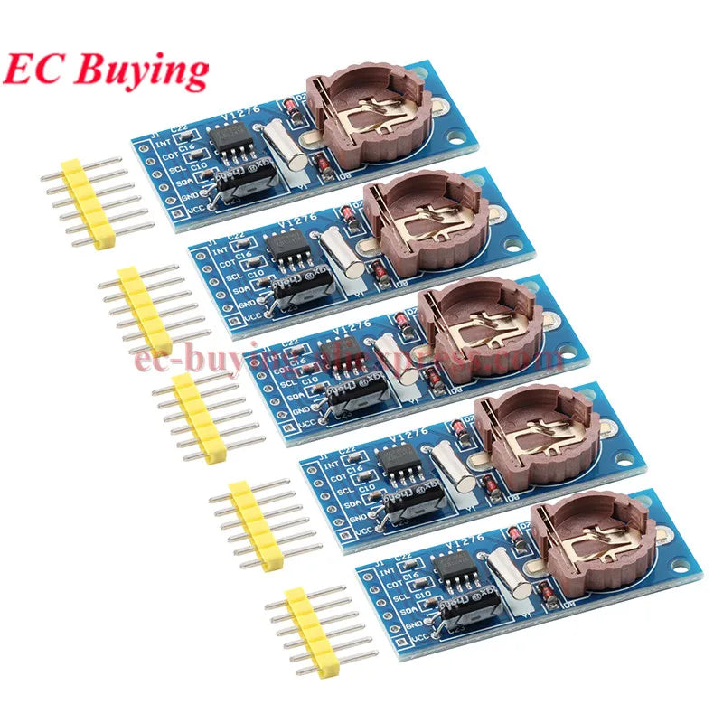 1-10Pcs PCF8563 PCF8563T 8563 IIC Real Time Clock RTC Module Board Good than DS3231 AT24C32 I2C Interface Calendar Timing Module
