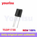 10Pcs/Lot original TSOP1738 TSOP 1738 infrared receiver infrared wiring receiver 38kHz sensing distance 35m plug-in