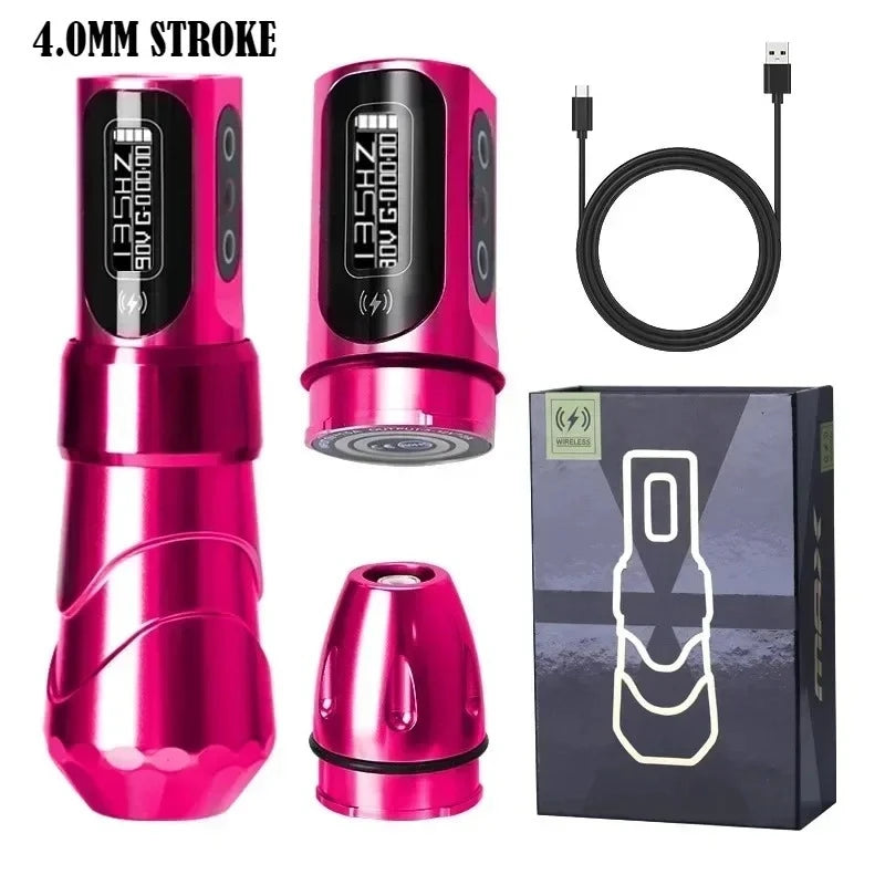 Hot Selling New FK Iron FLUX MAX 3.5/4.0/4.6 Stroke Popular Professional Wireless Rotary Tattoo Machine Pen, Tattoo Supplies