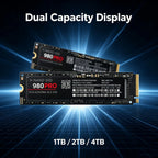 Gaming SSD 980Pro M.2 NVMe PCIe Gen4.0 X4 2280 3D NAND TLC 1TB 2TB 4TB 8TB Internal Storage For PS5 Laptop PC