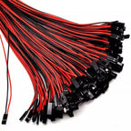 20pcs/10pc 2pin Dupont Cable 2P 2 Pin Female Jumper Connector Wire 2.54mm Pitch Length 10CM 20CM 30CM Single Head for 3D Printer