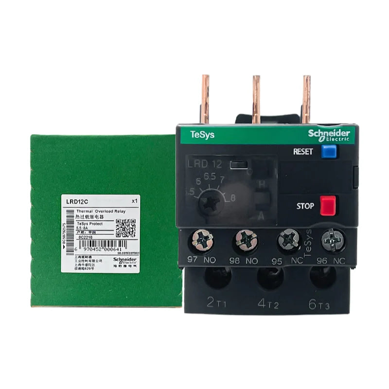 Schneider Electric LRD Thermal Overload Relay Series LRD08C to LRD35C 0.1-38A Compatible with LAD7B106C Base Plate
