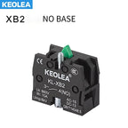 XB2 Series Metal Button Switch Self Reset Small Mushroom Head Middle Seat Emergency Stop 22mm Knob Key Start Inching Power on