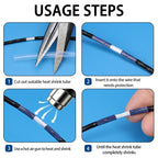 1/5m PTFE Heat Shrink Tube Transparent Diameter 0.5/1/2/2.5/4/5/6/8/10/12mm High Temperature 260℃ 1.7:1 Shrinkage Tubing