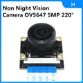 Raspberry Pi 4 Camera 5MP 1080P Night Vision Fisheye IR-CUT Camera Infrared Light OV5647 Webcam for Raspberry Pi 4B 3B+ 3B Zero