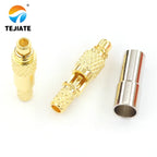 1PCS MMCX-J/JW/JB2/JWB2 Feeder Connector Converter Inner Pin Crimping Adapter MMCX Male and Female RF