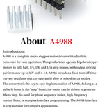 3D Printer Parts A4988 DRV8825 Stepper Motor Driver With Heat sink For SKR V1.3 1.4 GTR V1.0 RAMPS 1.4 1.6 MKS GEN V1.4 board