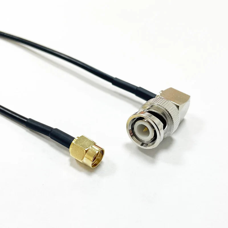 SMA Male to BNC Male RF Coaxial Extension Cable RG174 15CM/6In Different Length for Antennas