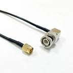 SMA Male to BNC Male RF Coaxial Extension Cable RG174 15CM/6In Different Length for Antennas