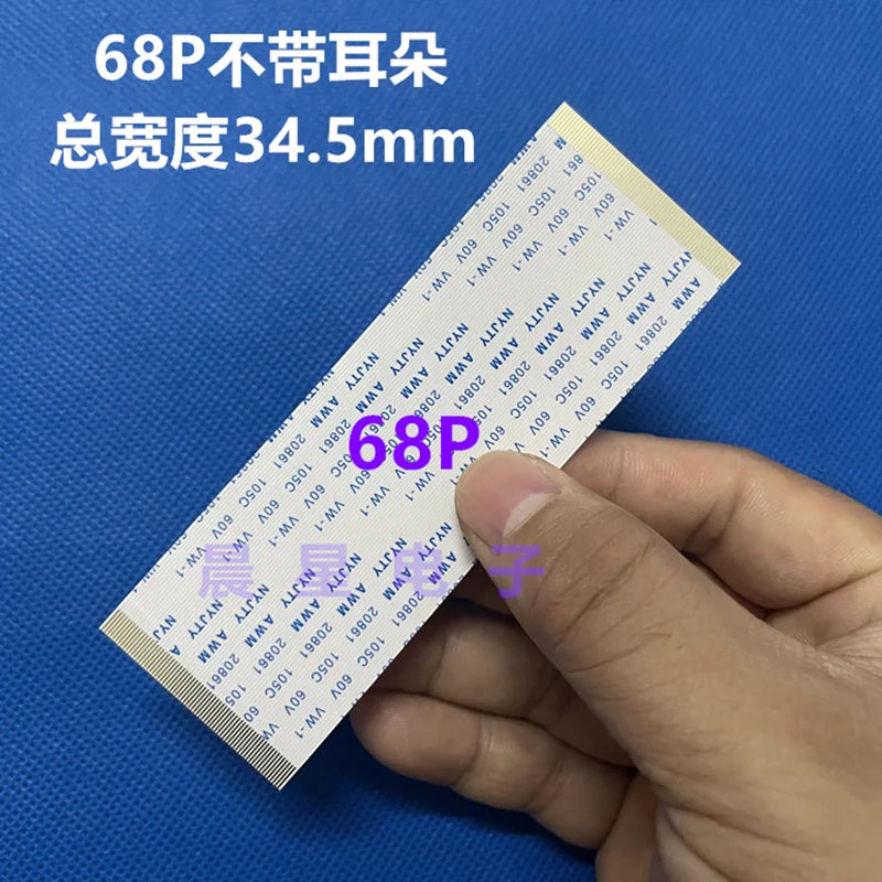 1pcs Gold-plated Ffc Fpc Flat Flexible Cable Awm 20706 105c 60v Vw-1 0.5mm Pitch 40/50/55/60/68/80/96 Pin