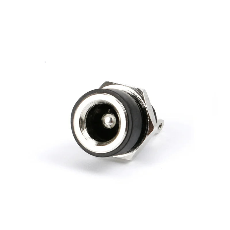 5/10Pcs 5A 30V DC Power Supply Jack Socket Female Panel Mount Connector 5.5 2.1mm Plug Adapter 2 Terminal Types 5.5x2.1 DC-022B