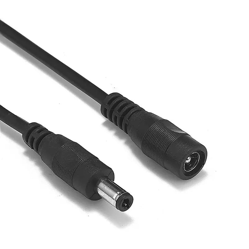 5.5 2.5mm DC Extension Cable 1m 1.5m 2m 3m 5m Jack Plug Connector 5V 12V 24V DC Power Cord For CCTV Camera LED Strip Router
