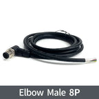 2Meters M12 sensor connector waterproof cable plug Male&Female 4 5 8 12Pin PVC Integrated injection molding M12 connectors
