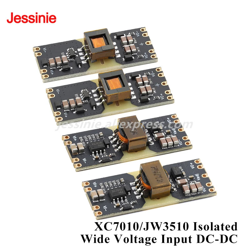 5pcs/1pc Isolated DC-DC Power Module Wide Voltage 3-42V Input JW3510 5V 12V Output XC7010 15-70V Stabilizer Board Reserved LDO