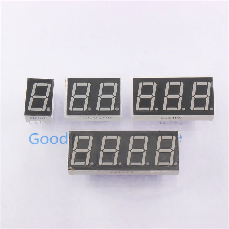 0.56 0.28 0.36 0.4 0.8 inches digital tube LED display 7 segment 1bit 2bit 3bit 4bit tube red universal cathode anode number