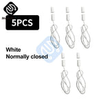 1/5PCS Magnetic Reed Switch RC-33 NC Recessed Wired Window Door Contact Sensor Detector for Home Security Burglar Alarm Systems