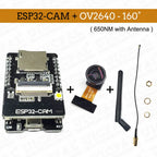 Original ESP32-CAM Camera Module Kit 2.4 GHz WiFi Bluetooth 8MB PSRAM OV2640 Camera Module 66 120 160 Degree 850nm Night Vision