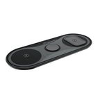 Wireless Charger Pad 3 in 1 for iPhone 17 16 15 Pro Max Fast Dual Wireless Charger for Samsung S25 S24 S23 Xiaomi Charging Pad