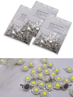 10-100pcs 1W 3W High Power LED Light-Emitting Diode LEDs Chip SMD Warm White Red Green Blue Yellow SpotLight Downlight Lamp Bulb