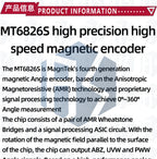 MT6826S High Precision High Speed Magnetic Encoder Magnetic Induction Angle Measurement Sensor Module for arduino