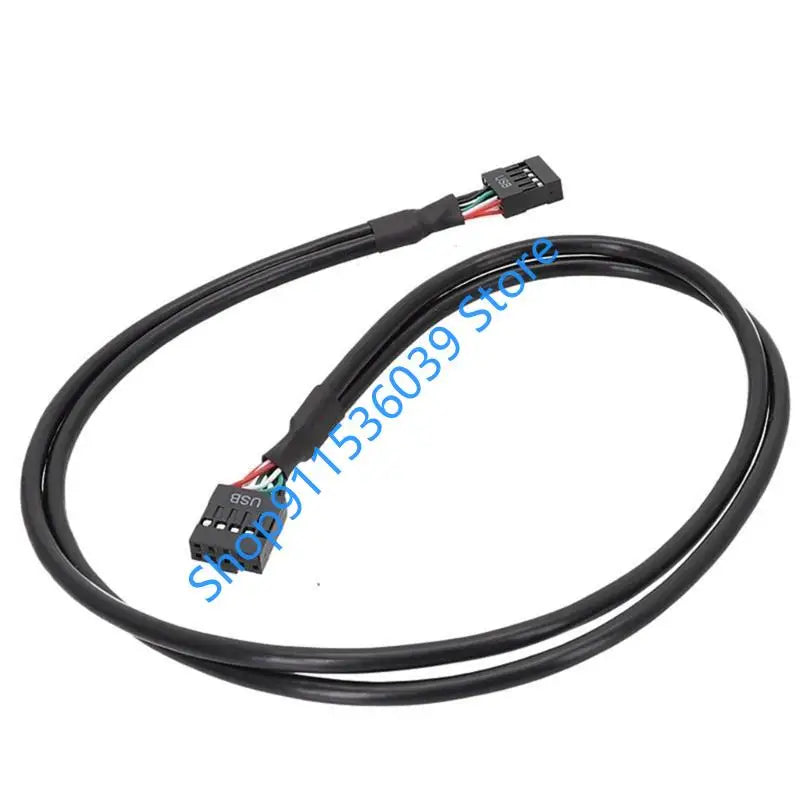 Computer Motherboard Front Usb 9pin 2.0 Extension Cable 9-Pin Female To Female Extension Cable 30/50/70cm