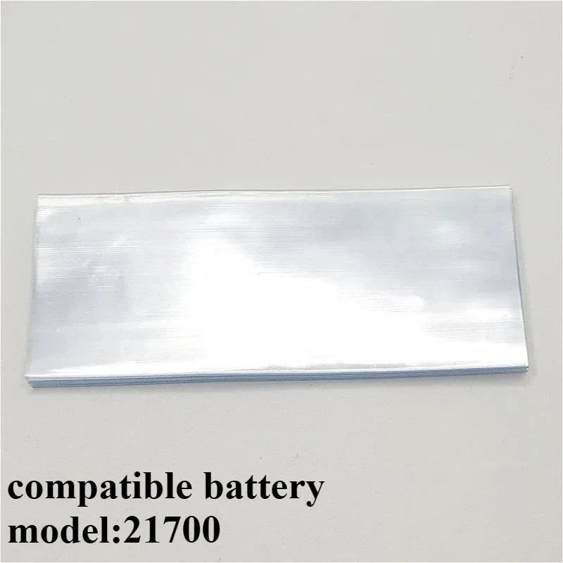 21700 Lithium Battery PVC Heat Shrinkable Film Battery Skin Heat Shrinkable Sleeve 10pcs/bag