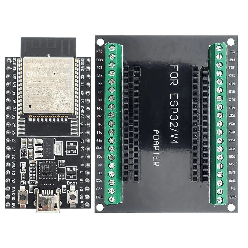 ESP32 Development Board with GPIO Expansion Board Kit ESP32-32D BT Wifi Module USB Type-C CP2102 ESP32-DevKitC 38PIN