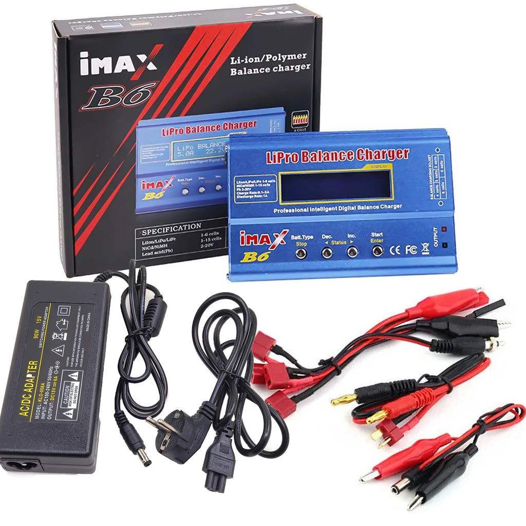 iMAX B6AC 80W RC Balance Charger With 12V 5A Adapter