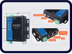 PUSR Serial RS485 RS232 to WiFi Converter Industrial Wireless Client Modbus Gateway MQTT Protocol USR-W610 (Qualcomm Version)