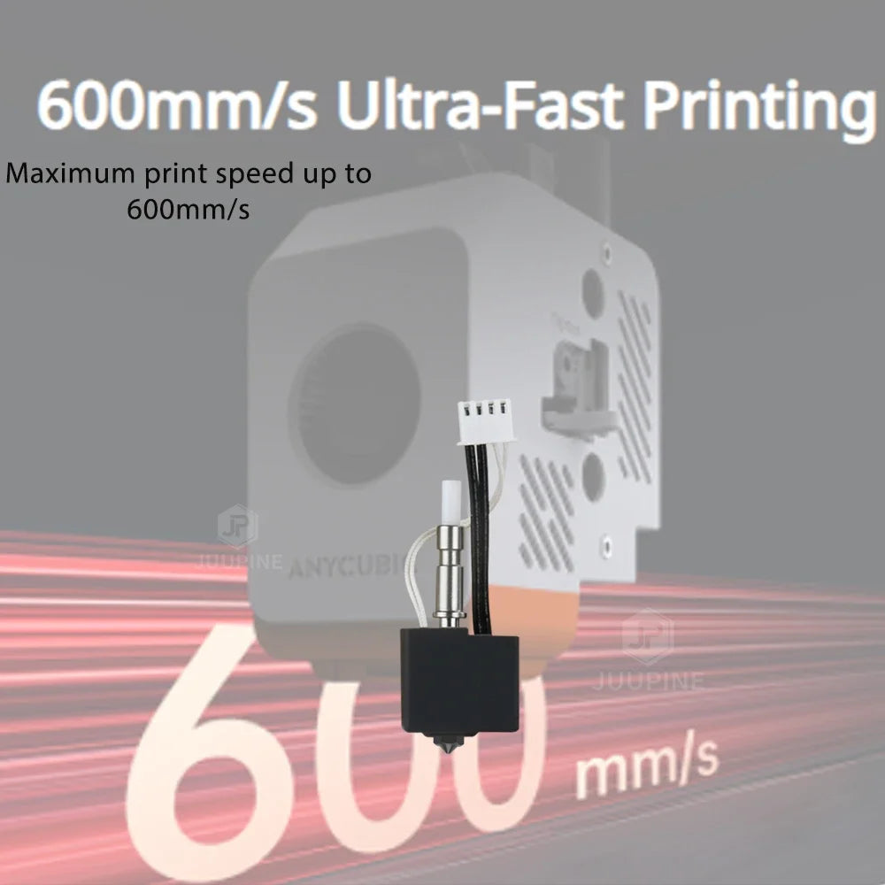 Upgraded Hotend For Kobra S1 /S1Combo 24V 50W Hot end For Anycubic Kobra S1 Thermistor&Heater For Kobra S1 Hardened Steel Nozzle