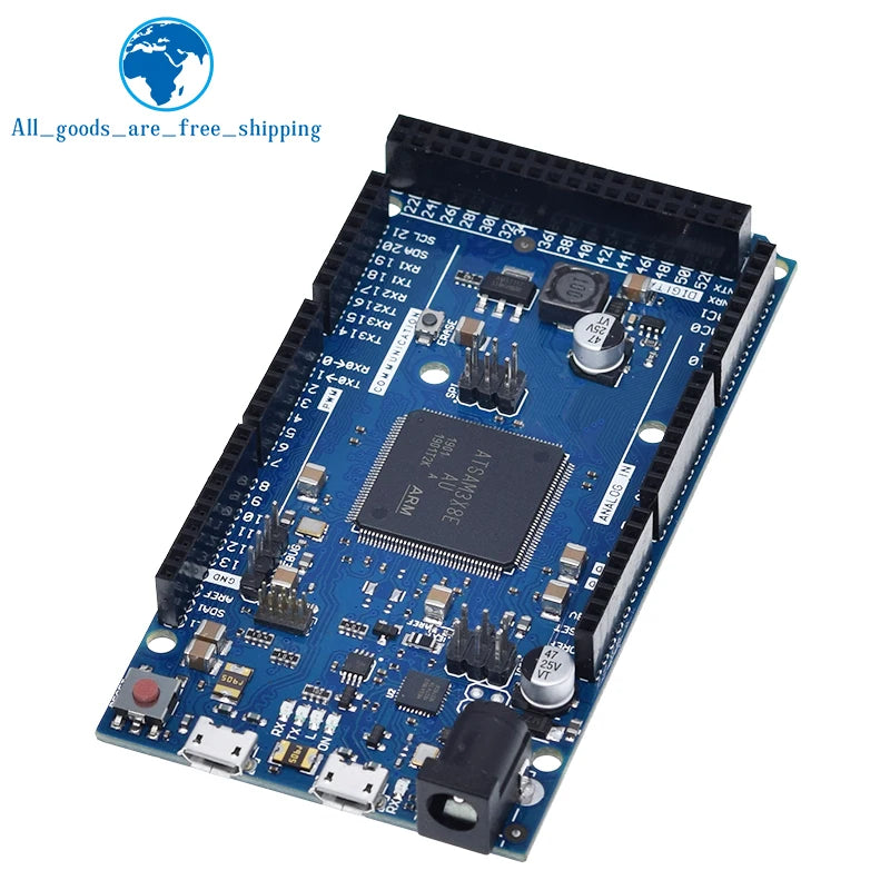 DUE R3 Development board SAM3X8E 32-bit ARM Cortex-M3 / Mega2560 R3 Duemilanove For Arduino Due Board With Cable