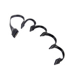 RGEEK 4pin IDE Molex 1 To 5 SATA 15pin Splitter Hard Drive HDD SSD Power Supply Cable Cord For Chia Coin Mining 18AWG Black